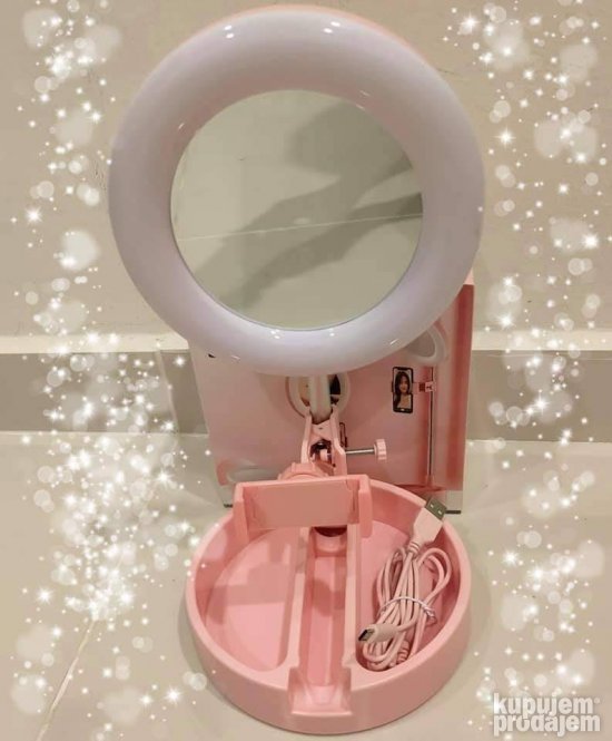 Ogledalo LED sa drzacem za telefon