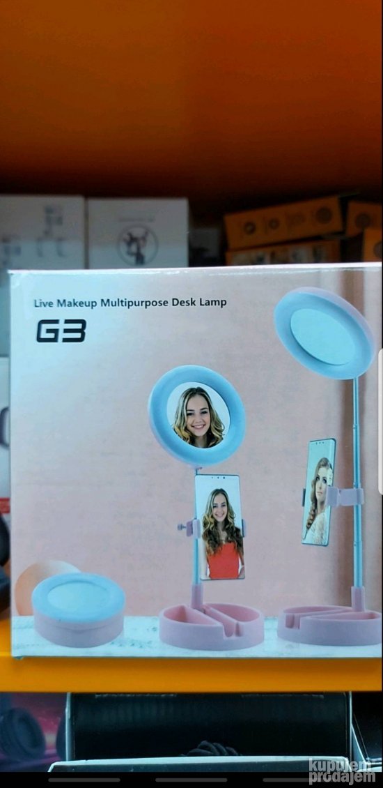 Ogledalo LED sa drzacem za telefon