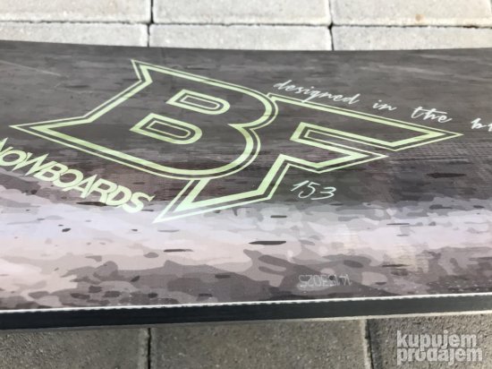 Snowboard, snoubord Burton Black Forest 153, 160 sa vezovima