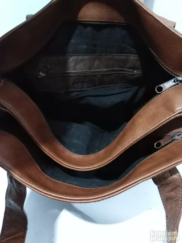 ITALY velika vrhunska torba od prirodne 100%fine kože - Main Image