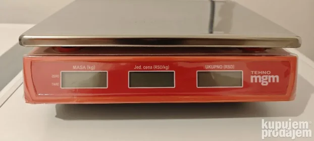 Digitalna baždarena vaga MGM 30kg.Baždarena do februara 2027
