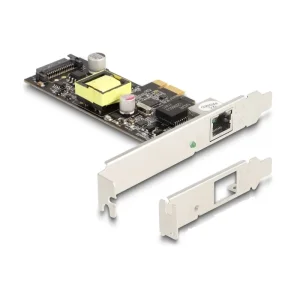 DELOCK PCI Express x1 card 1 x 2.5 Gigabit LAN PoE+