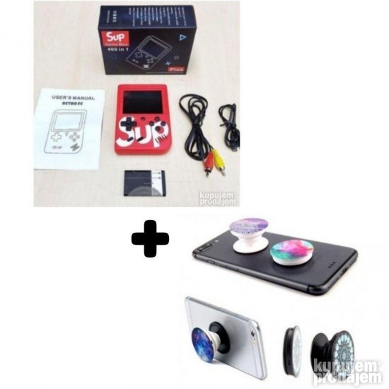 VG AKCIJA: MINI KONZOLA Sup Game Box + GRATIS Pop Socket