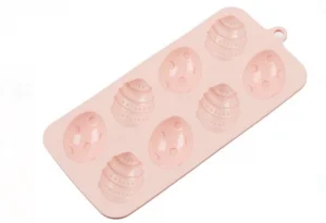 ružičasti silikonski uskršnji kalup