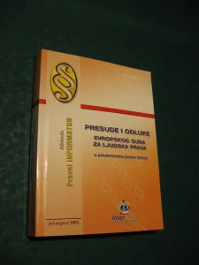Presude i odluke Evropskog suda za ljudska prava protiv Srbi