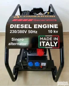 LOMBARDINI agregat 10KW na kljuc DIZEL NOVO