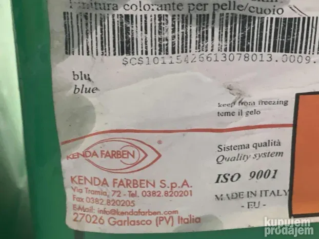 Boja za kozu, farbanje kaiseva, zafarbavanje matur- cuoio ko