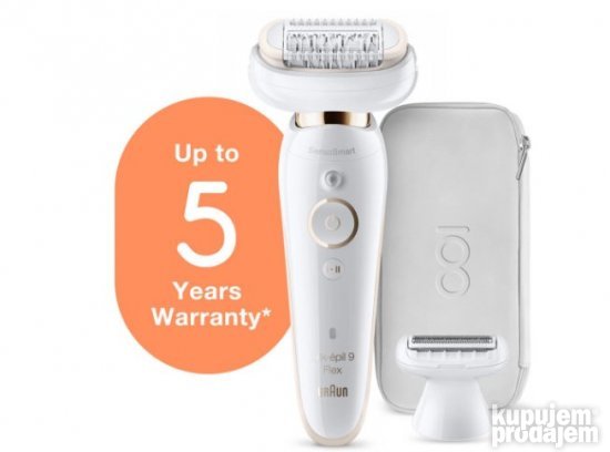 BRAUN Silk-epil 9 Flex Wet & Dry epilator 4 accessory Design