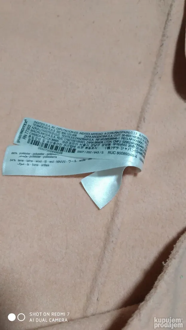 Zara kaput snizeno 1000