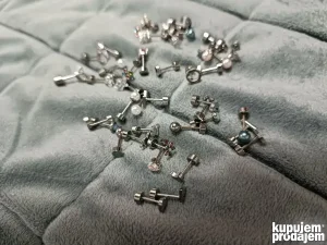 Minđuše pirsing! Par 80 dinara. 5 za 300! 10 za 500!