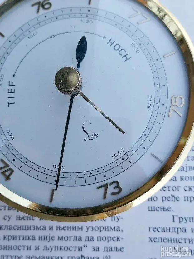 Starinski Analogni Barometar LUFFT Nemačka