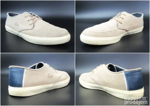 Lacoste Sevrin patike brodarice KOŽA P5241