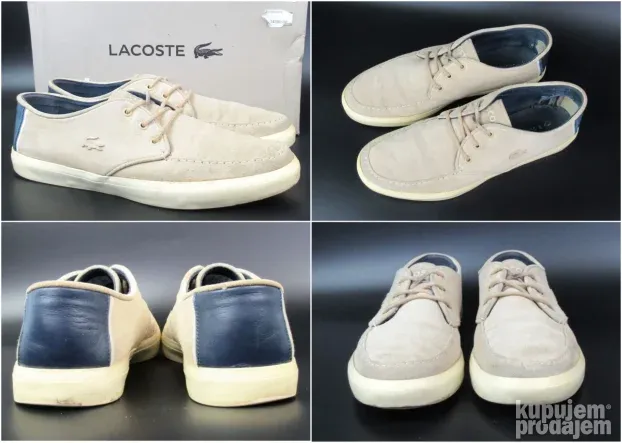 Lacoste Sevrin patike brodarice KOŽA P5241