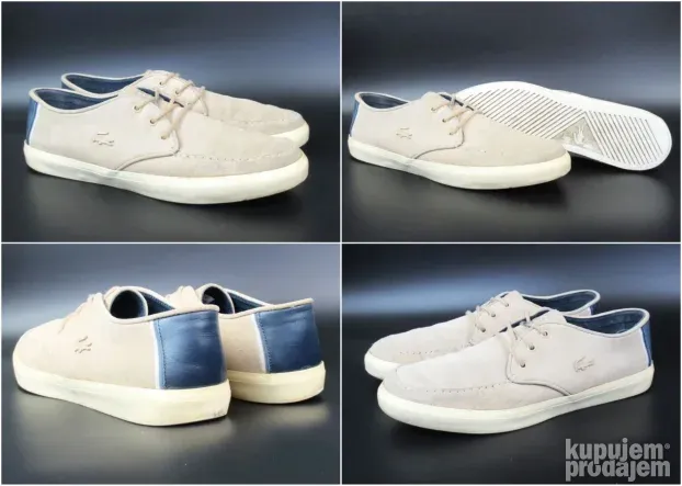 Lacoste Sevrin patike brodarice KOŽA P5241