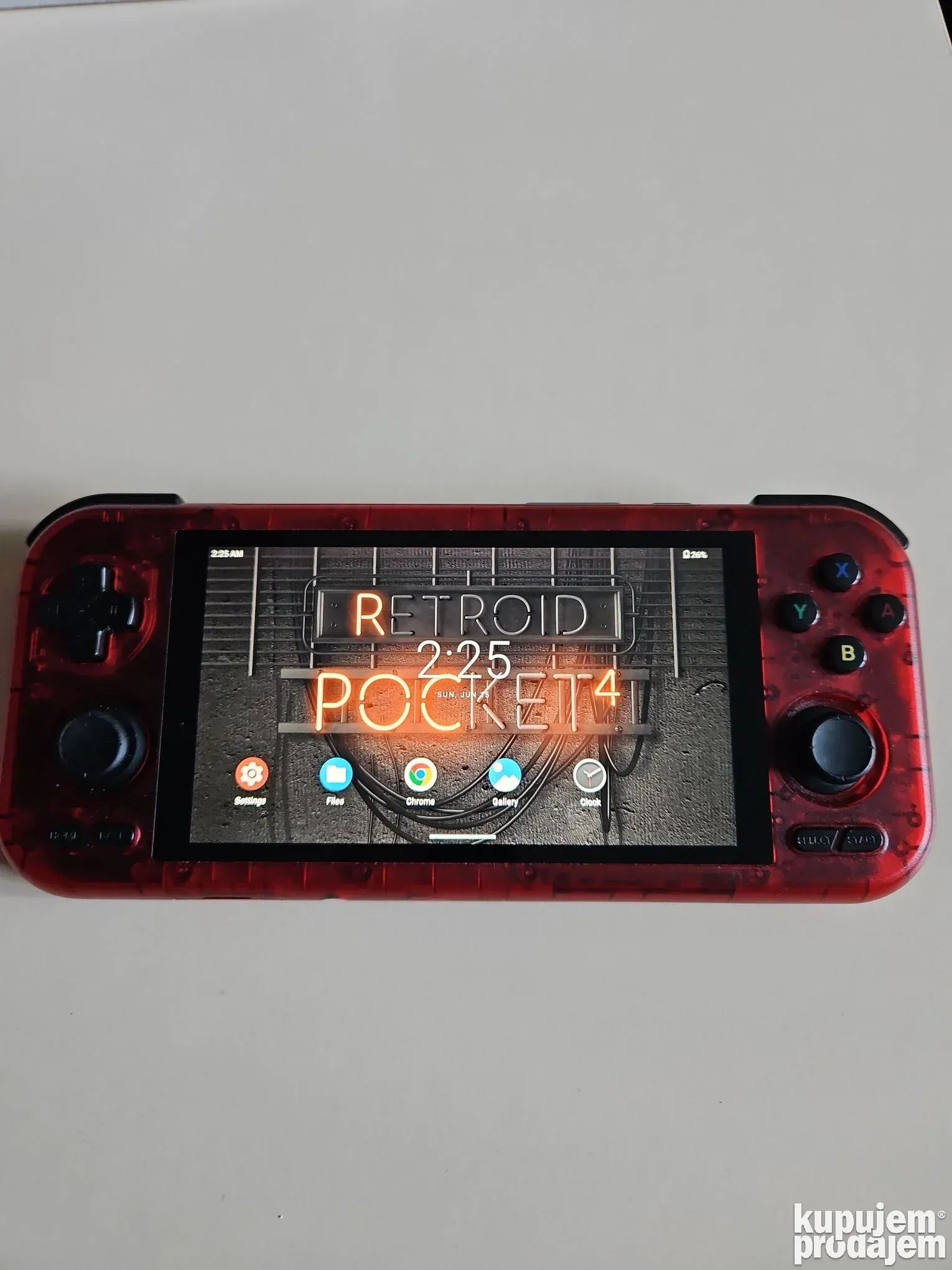 Retroid Pocket 4 PRO Transparent Red Crvena Watermelon
