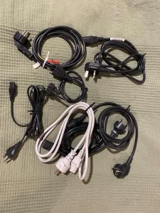 LOT strujnih, napojnih kablova, razni tipovi, više komada