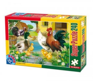 Puzzle super 240pcs animals 01 07/60211-01