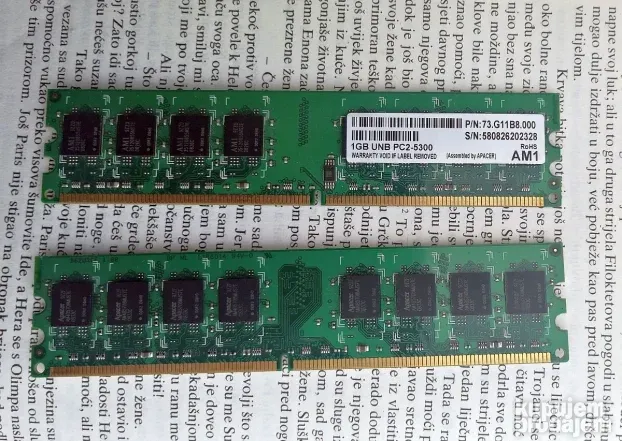 Apacer DDR2 DVE radne memorije od po 1GB