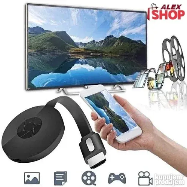 Google Chromecast TV box uređaj za strimovanje povezivanje s