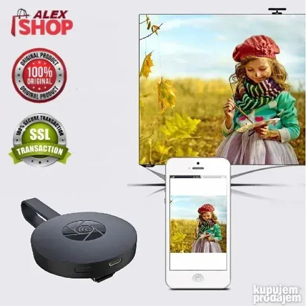 Google Chromecast TV box uređaj za strimovanje povezivanje s