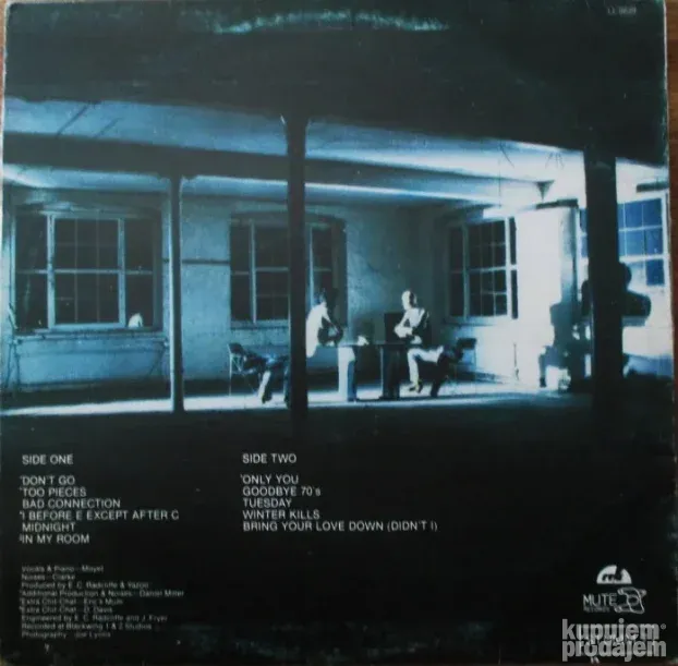 Yazoo-Upstairs at Eric s LP (1982)