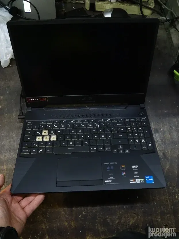Asus TUF Gaming  core i5 11400h/16gb ram/ RTX 3050/ 144hz
