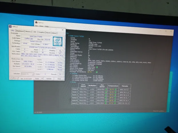 Intel procesori 8-me i 9-te generacije (i3, i5, i7)