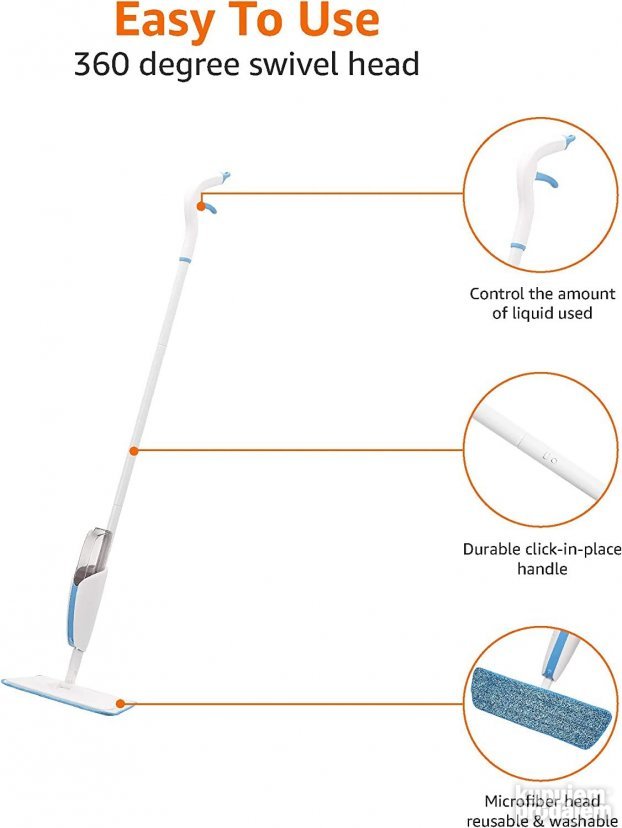 Mop Spray Mop - Amazon Basics