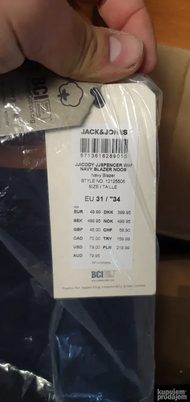 Jack & Jones Cody Spencer WW Chinos,teget, 31/34