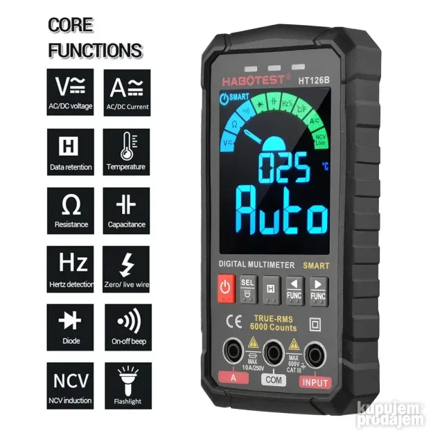 Digitalni multimetar HT126B