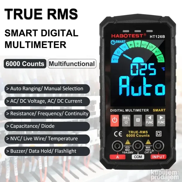 Digitalni multimetar HT126B