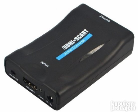Adapter HDMI ž na SCART ž - digitalni signal u analogni komp