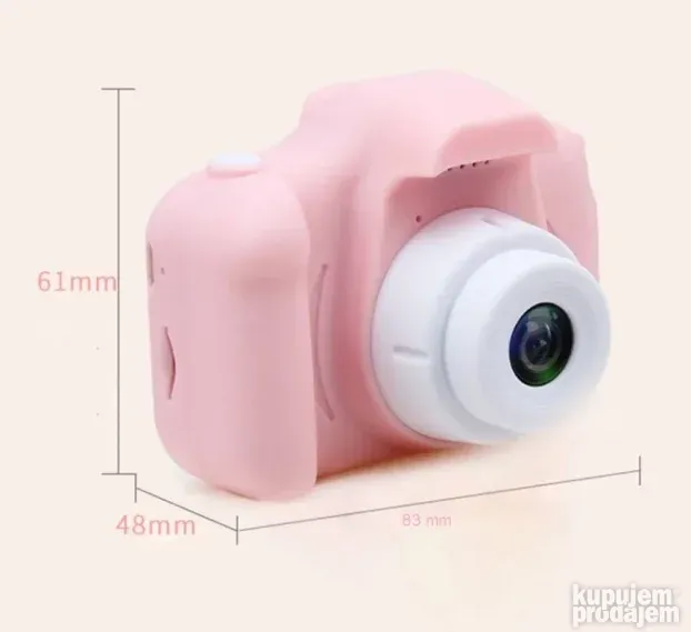 Dečija Digitalna kamera za decu KIDS CAMERA Pink