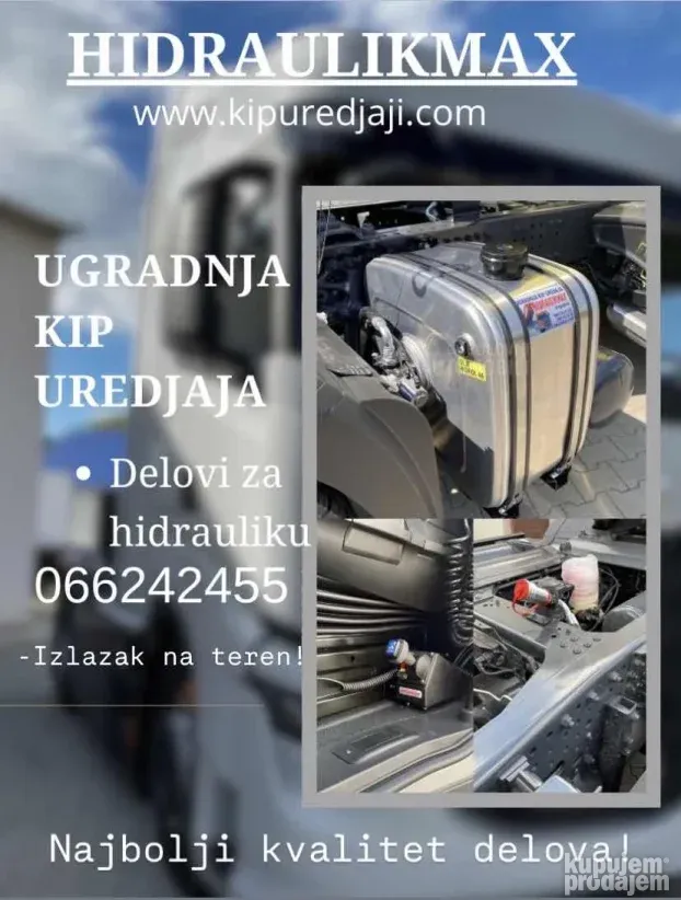 Dzojstik komanda za kipovanje kip uredjaj hidraulika