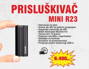 Savetek R23 Mini Bubica Prisluskivac Aktivacija na Glas 2026