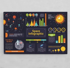 Galaxy C - Edukativna svemirska podloga za miš i tastaturu
