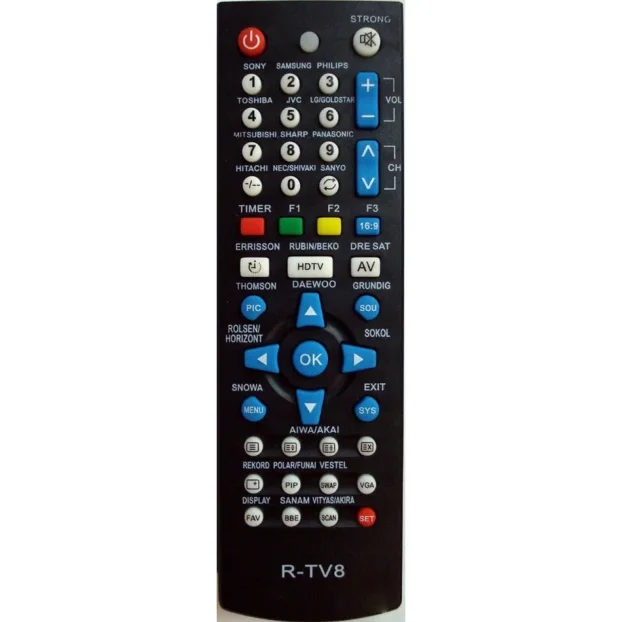 R-TV8 UNIVERZALNI Daljinski Upravljač za TELEVIZOR L543