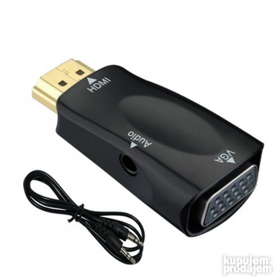 HDMI to VGA HDMI na VGA sa audio izlazom 3.5mm AKCIJA KupujemProdajem