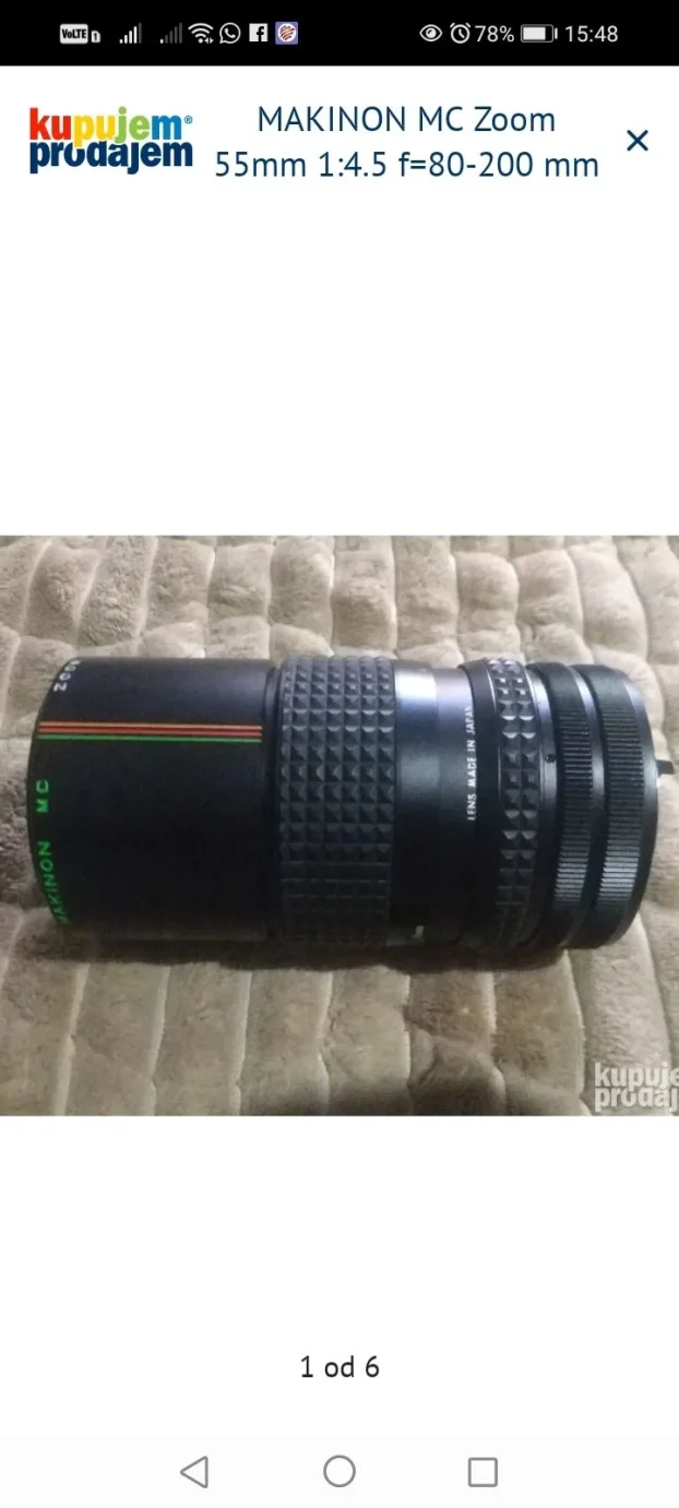 Minolta AF 35-80 & Makinon & Sun Wide & Expansion  Card