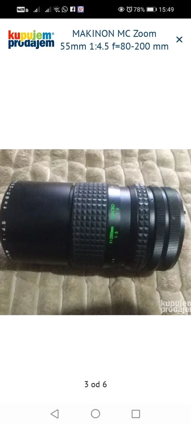 Minolta AF 35-80 & Makinon & Sun Wide & Expansion  Card