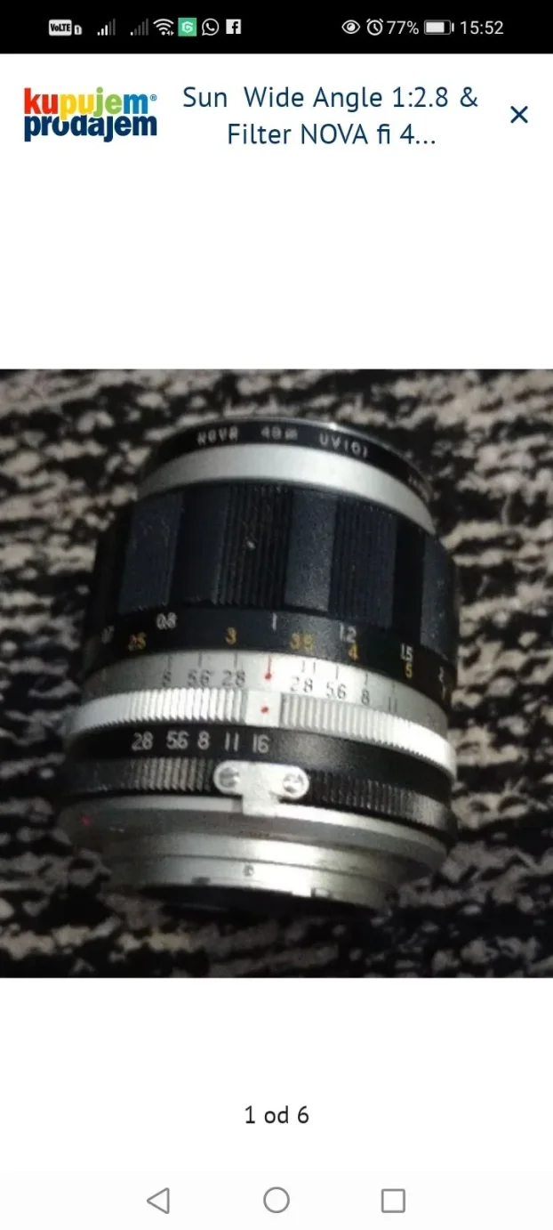 Minolta AF 35-80 & Makinon & Sun Wide & Expansion  Card