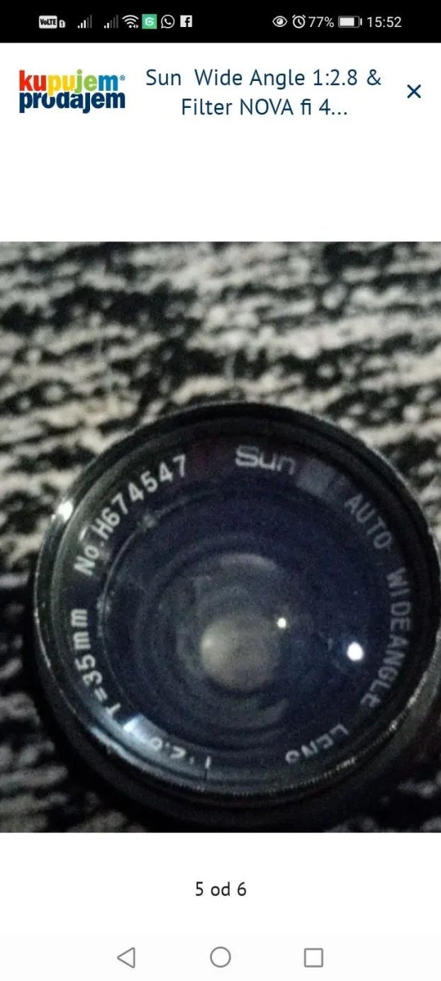 Minolta AF 35-80 & Makinon & Sun Wide & Expansion  Card