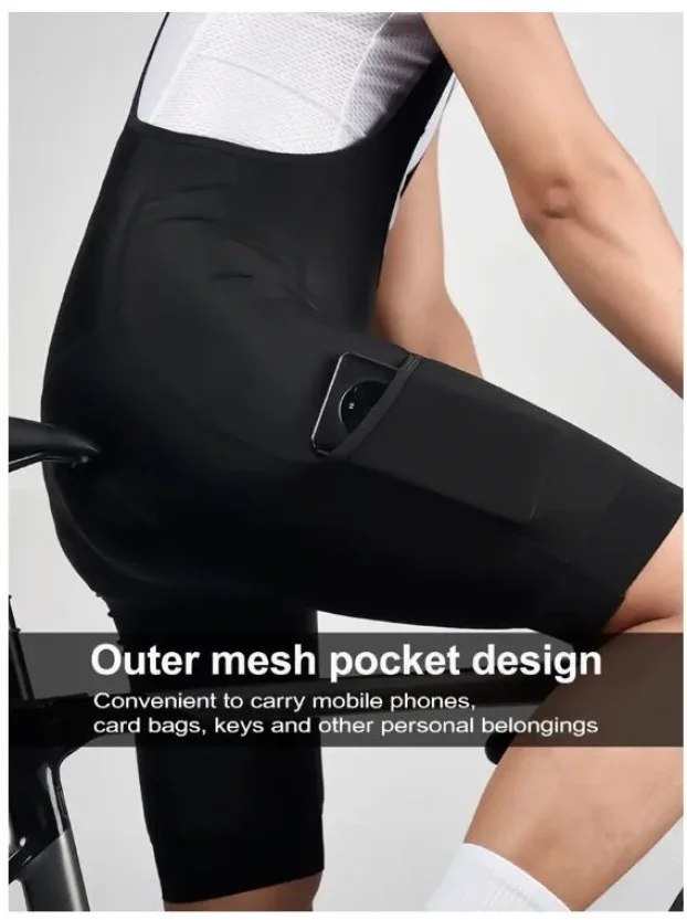 Biciklistički šorts sa tregerima sorc gel uloza biciklizam 5