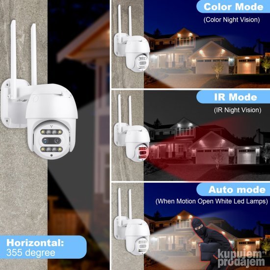 IP WiFi kamera 8.0Mpx IP WiFi kamera IP WiFi kamera 8.0Mpx