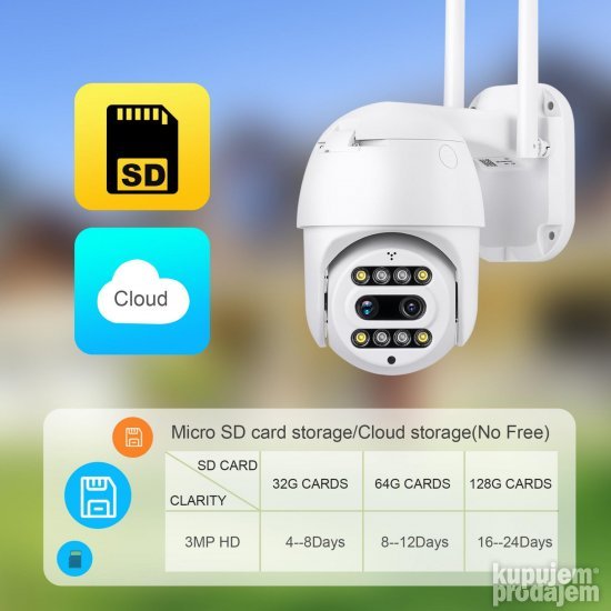 IP WiFi kamera 8.0Mpx IP WiFi kamera IP WiFi kamera 8.0Mpx