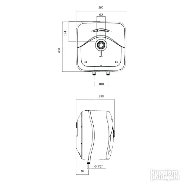 Hotpoint Ariston andris RS10U/3EU bojler