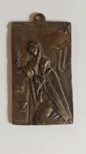 Josef Magnus,bronzani reljef"tri kralja"