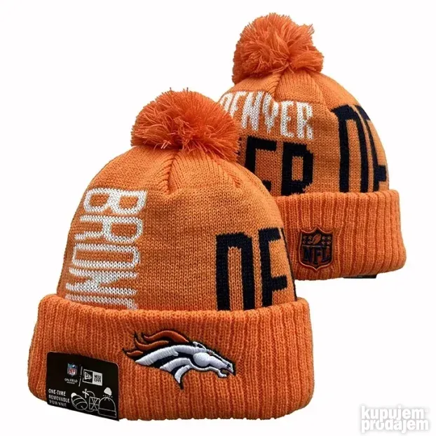 Denver Broncos NFL americki fudbal zimska kapa vise modela