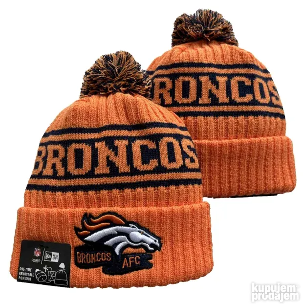 Denver Broncos NFL americki fudbal zimska kapa vise modela