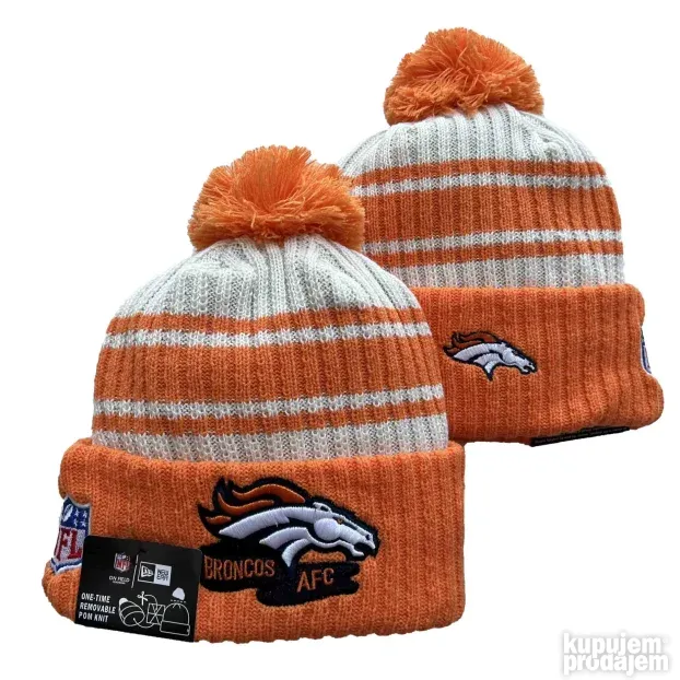 Denver Broncos NFL americki fudbal zimska kapa vise modela